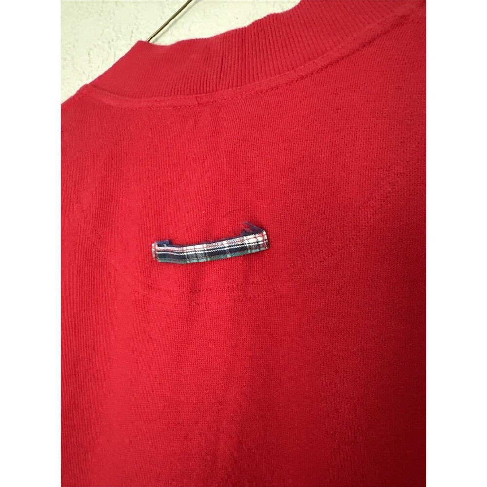Vintage Men's Golf Vest Button Up Sweater Pinehurst Line-up Red Gold Size M - Picture 7 of 11